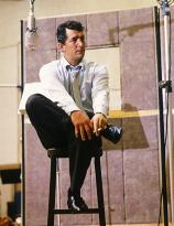 Dean Martin during a recording session at Capitol Records 1958