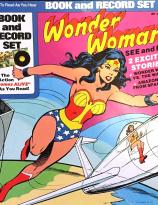 Peter Pan Records Book And Record Set - Wonder Woman VS The War God and Amazons From Space