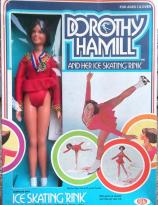 IDEAL - 1977 Dorothy Hamill Doll and Ice Skating Rink