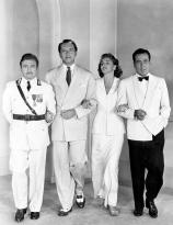 Claude Rains, Paul Henreid, Ingrid Bergman, and Humphrey Bogart