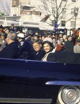 JFK and Jackie on Inauguration Day - January 20, 1961