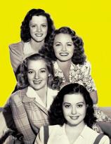 Eileen O'Hearn, Janet Blair, Evelyn Keyes and Adele Mara, Columbia Pictures 1941