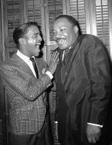 Sammy Davis Jr and Martin Luther King Jr