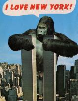 World Trade Center postcard to promote the 1976 King Kong movie