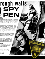 Man from UNCLE spy pen ad