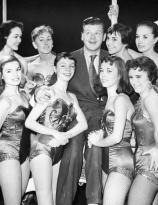 Benny Hill and the girls, 1955