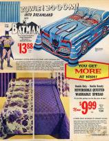 Batmobile Bedspread 1966 Sears Ad