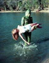Creature from the Black Lagoon gets the girl