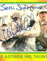 Mark Hamill autographed Star Wars card - Tauntaun