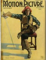 Douglas Fairbanks by Edward Eggleston on the cover of Motion Picture magazine - Sept. 1921
