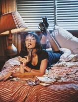 Uma Thurman photoshoot for Pulp Fiction 1994 - 1
