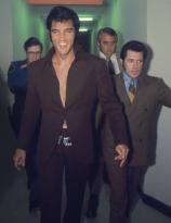 Elvis Presley at the International Hotel in Vegas. 1969