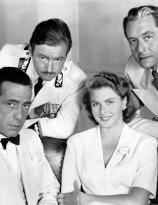 Claude Rains, Paul Henreid, Humphrey Bogart, Ingrid Bergman
